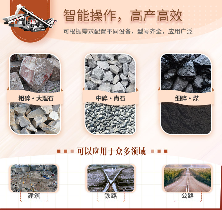 移動碎石機應用領(lǐng)域 移動碎石機應用領(lǐng)域