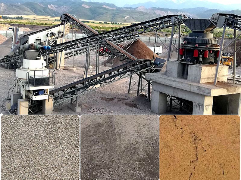 鵝卵石制砂生產(chǎn)線(xiàn)及成品